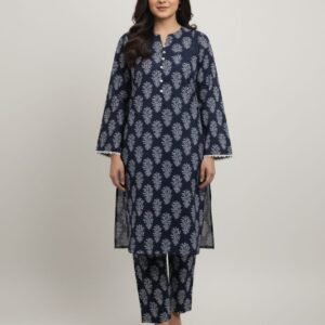 Black 2 piece Stitched